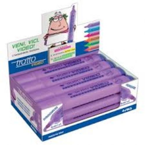 EVIDENZIATORI TRATTO VIDEO LILLA 08 F830208